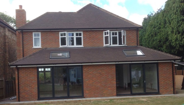 Beautiful contemporary extension to detached house in Beaconsfield